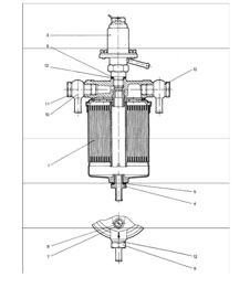 Fuel filter complete for Model 911/83 1974-77