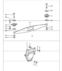 Engine Suspension 911 1974-77