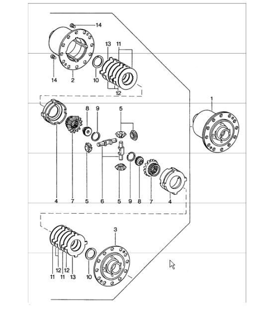 Limited-slip differential 911 1974-77