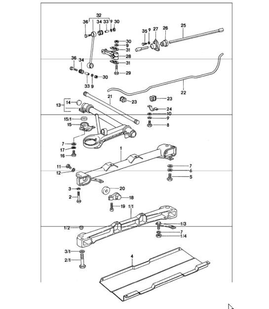 Diagram 401-00 Porsche 971.2 Panamera 4 E-Hybrid 2.9L V6 2021-23 