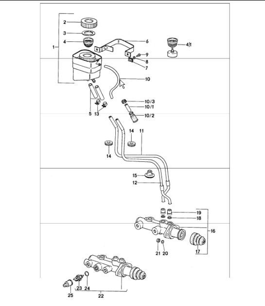 Diagram 604-00 Porsche Cayenne 9YA (E3) 2018-2023 