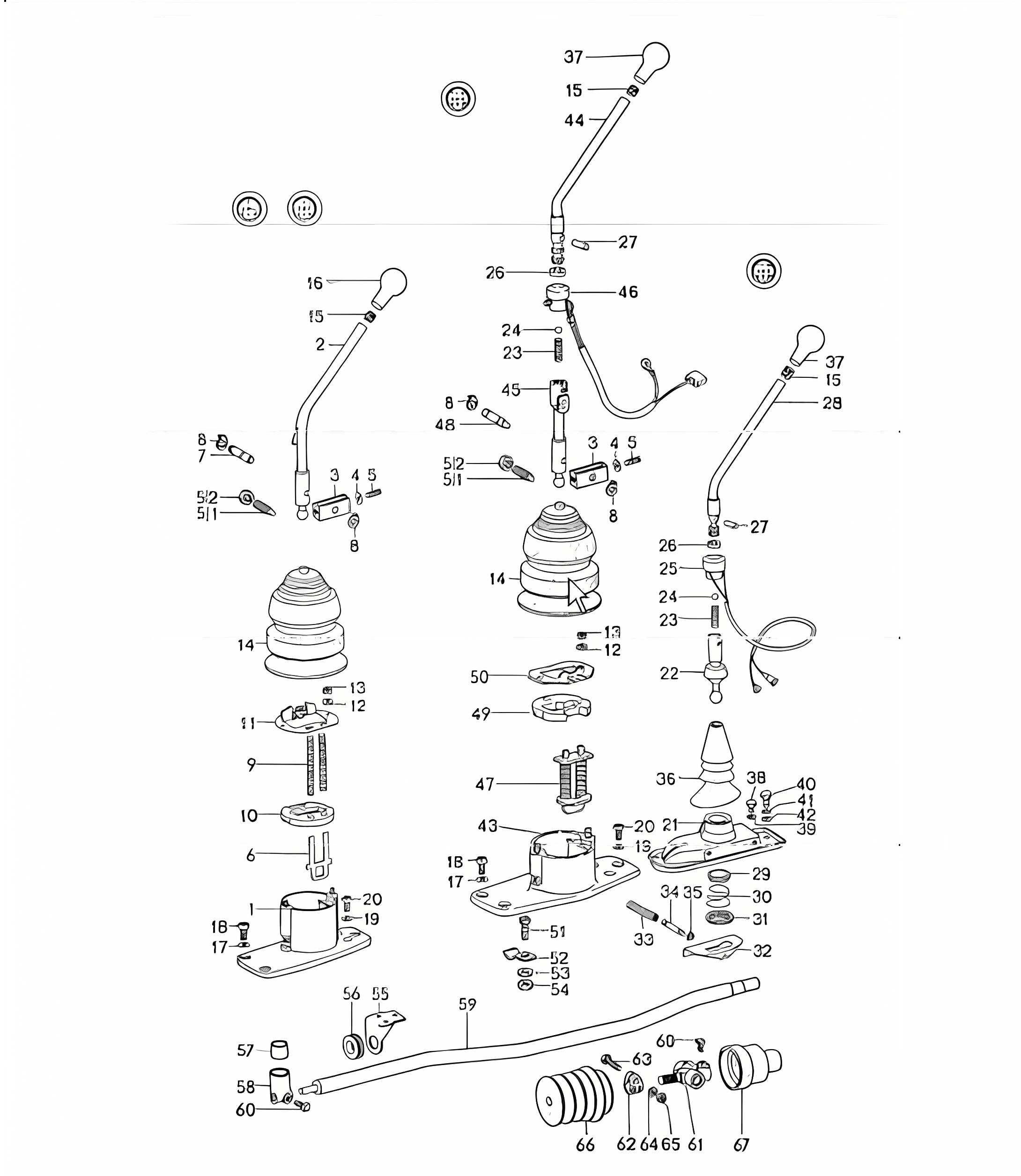 Transmission control 911 1974-77