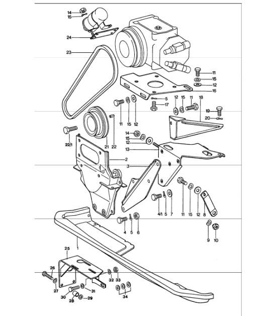 Diagram 813-45 Porsche 991 (911) MK2 2016-2019 Carrosserie