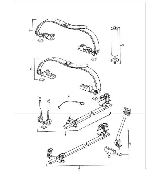roof transport system - 2 -  911 1978-83