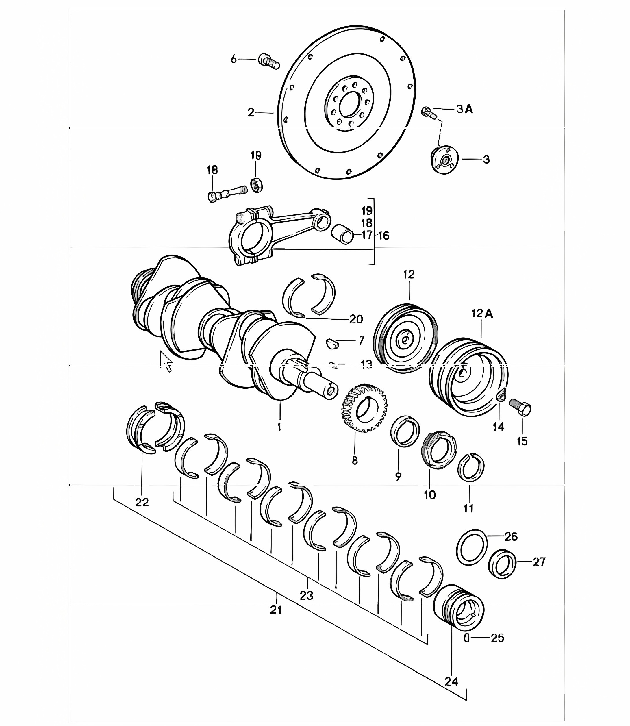 crankshaft 911 1978-83