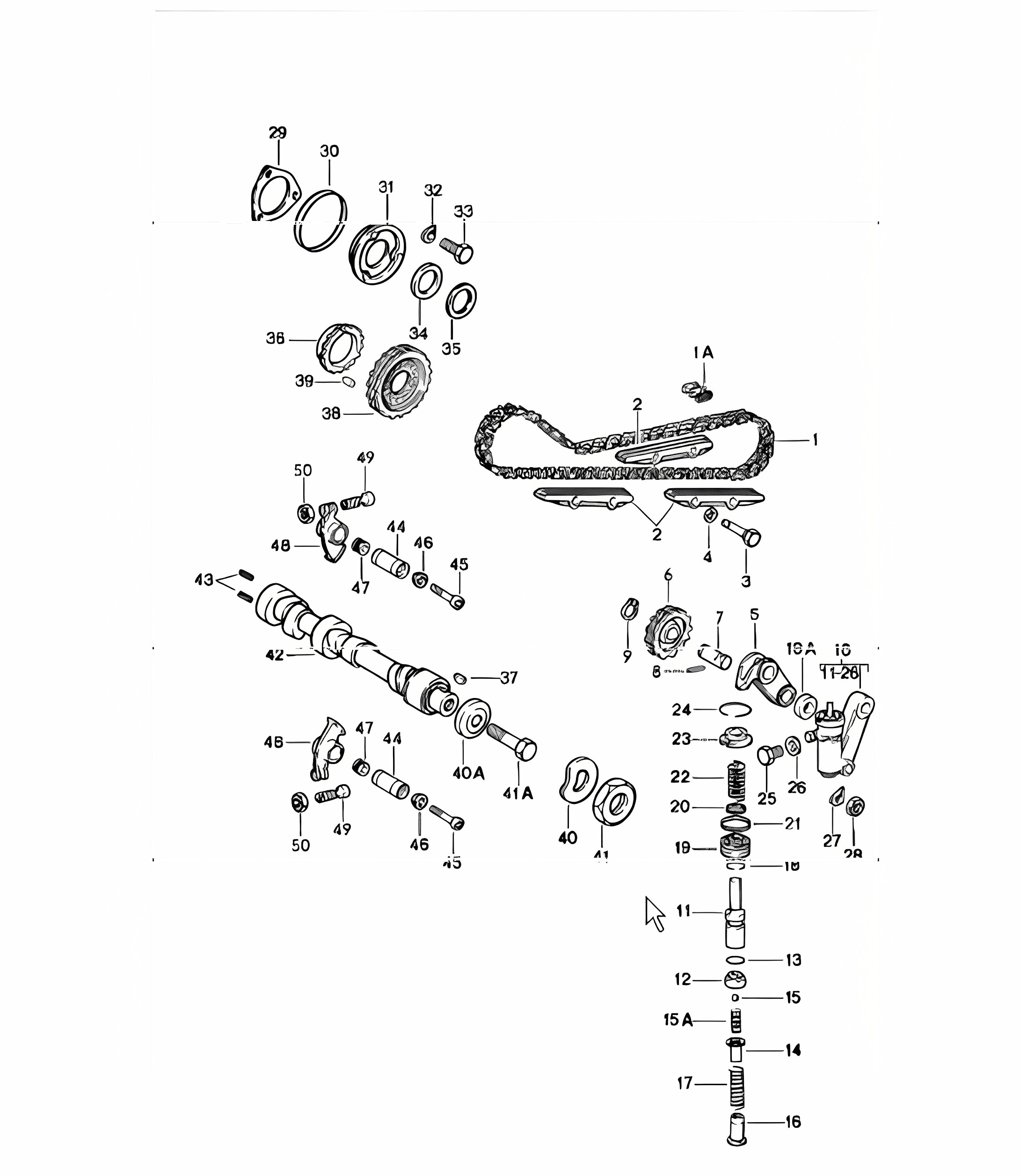 valve control left 911 1978-83