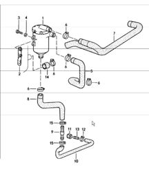 oil separator TURBO 930.60/66 1980 ONWARDS