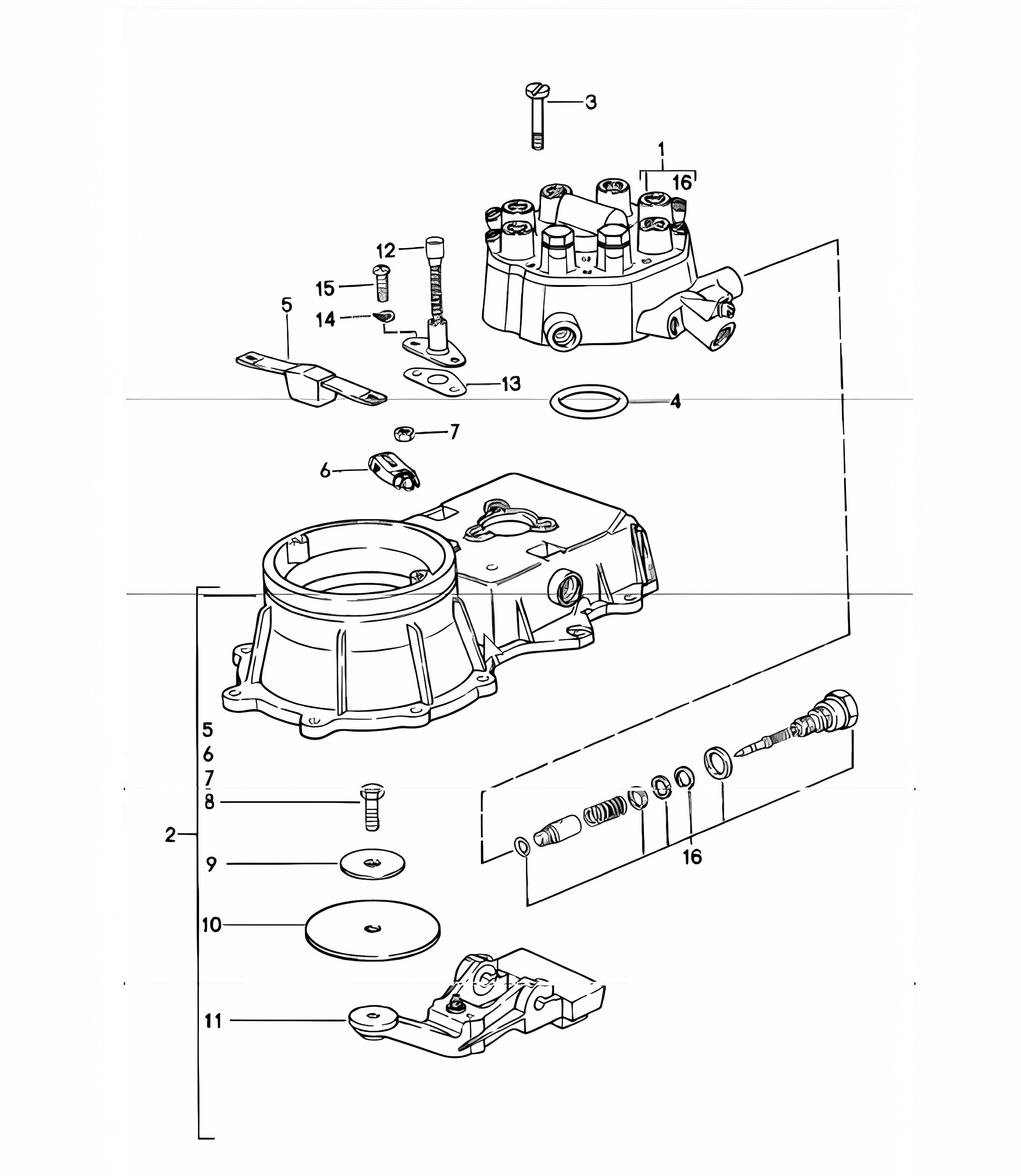 mixture control unit 911 TURBO 1978-83