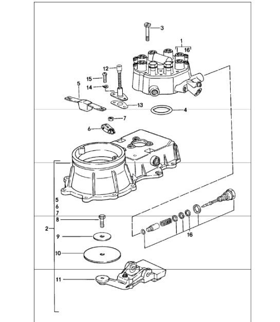 Diagram 107-05 Porsche Macan (95B) MK1 (2014-2018) Engine