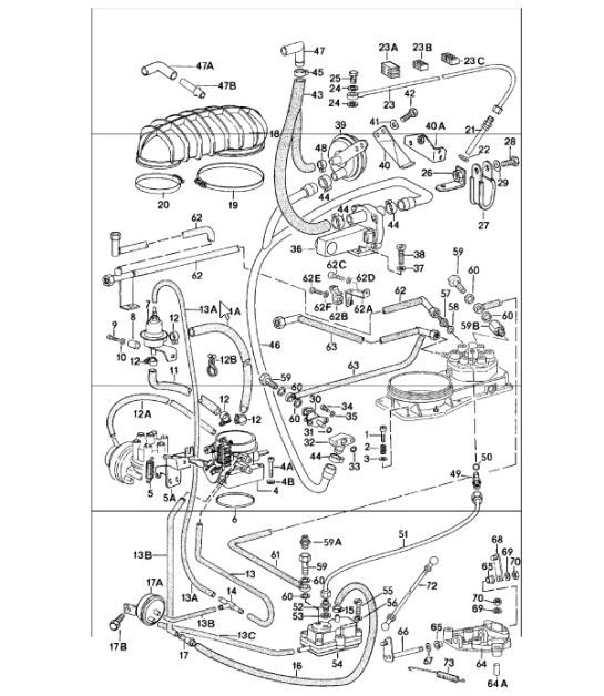Diagram 107-10 Porsche 924S 2.5L 1986-87 
