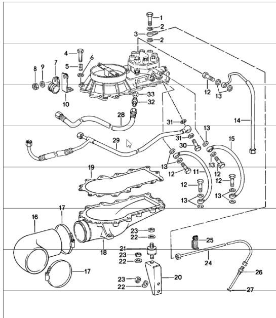 Diagram 107-35 Porsche Macan (95B) MK1 (2014-2018) Motor