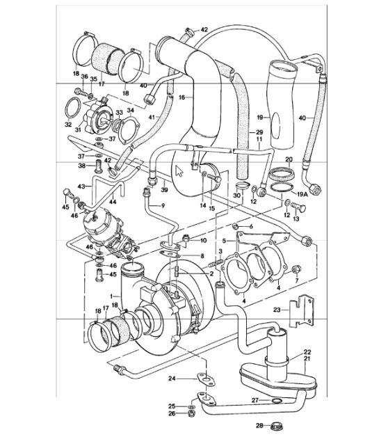 Diagram 107-40 Porsche 997 (911) MK1 2005-2008 Motor