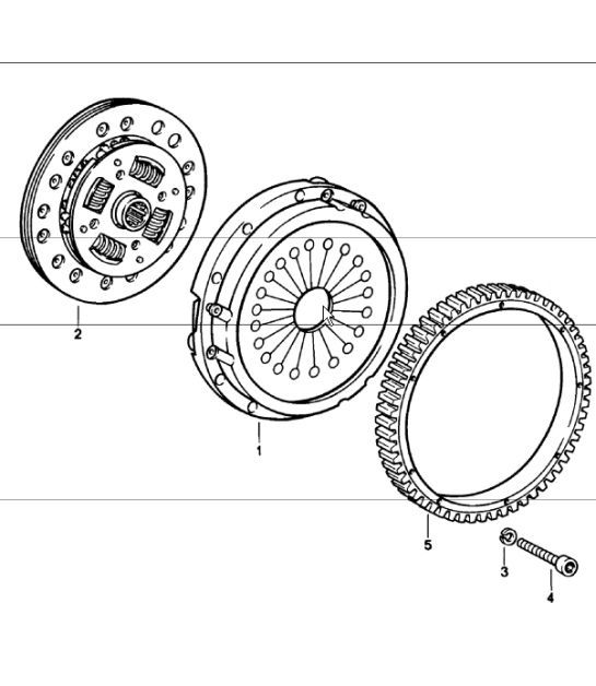 Diagram 301-00 Porsche 924S 2.5L 1986-87 