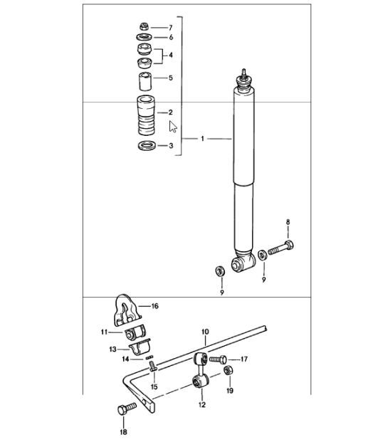 Diagram 502-00 Porsche 996 (911) (1997-2005) Rear Axle
