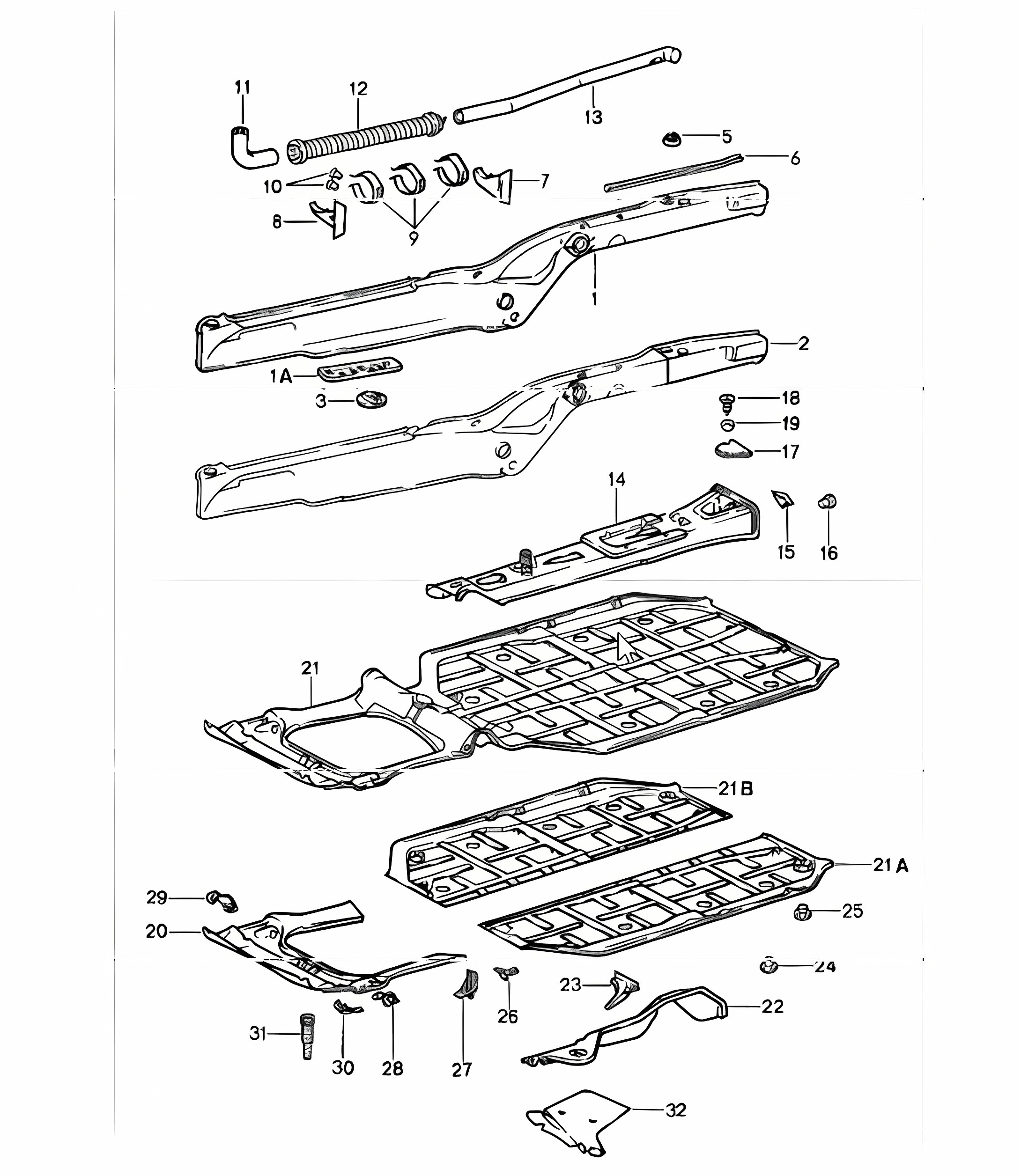 frame centre 911 1978-83