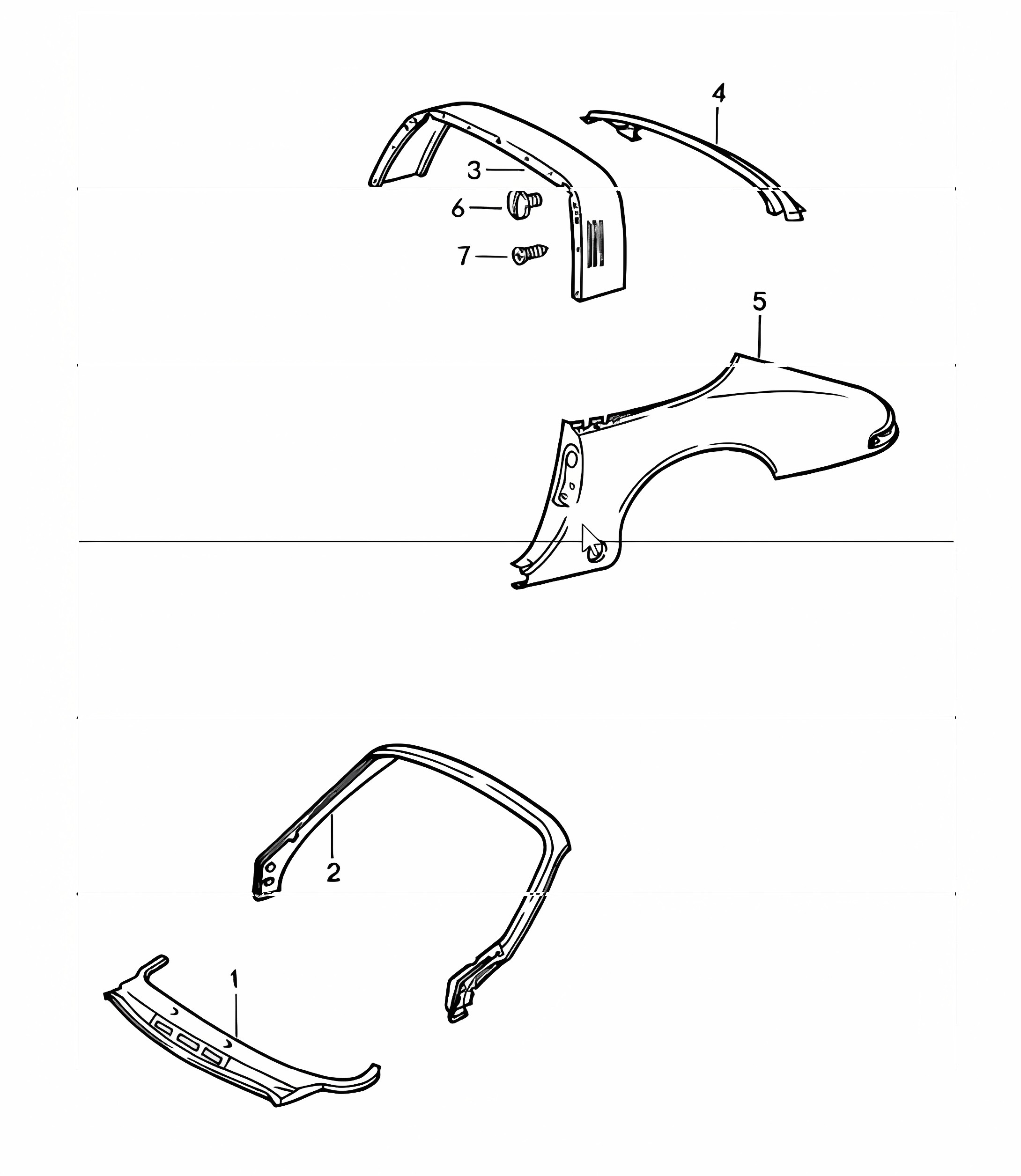 exterior panelling it is necessary to rework 911 TARGA / CABRIO 1978-83