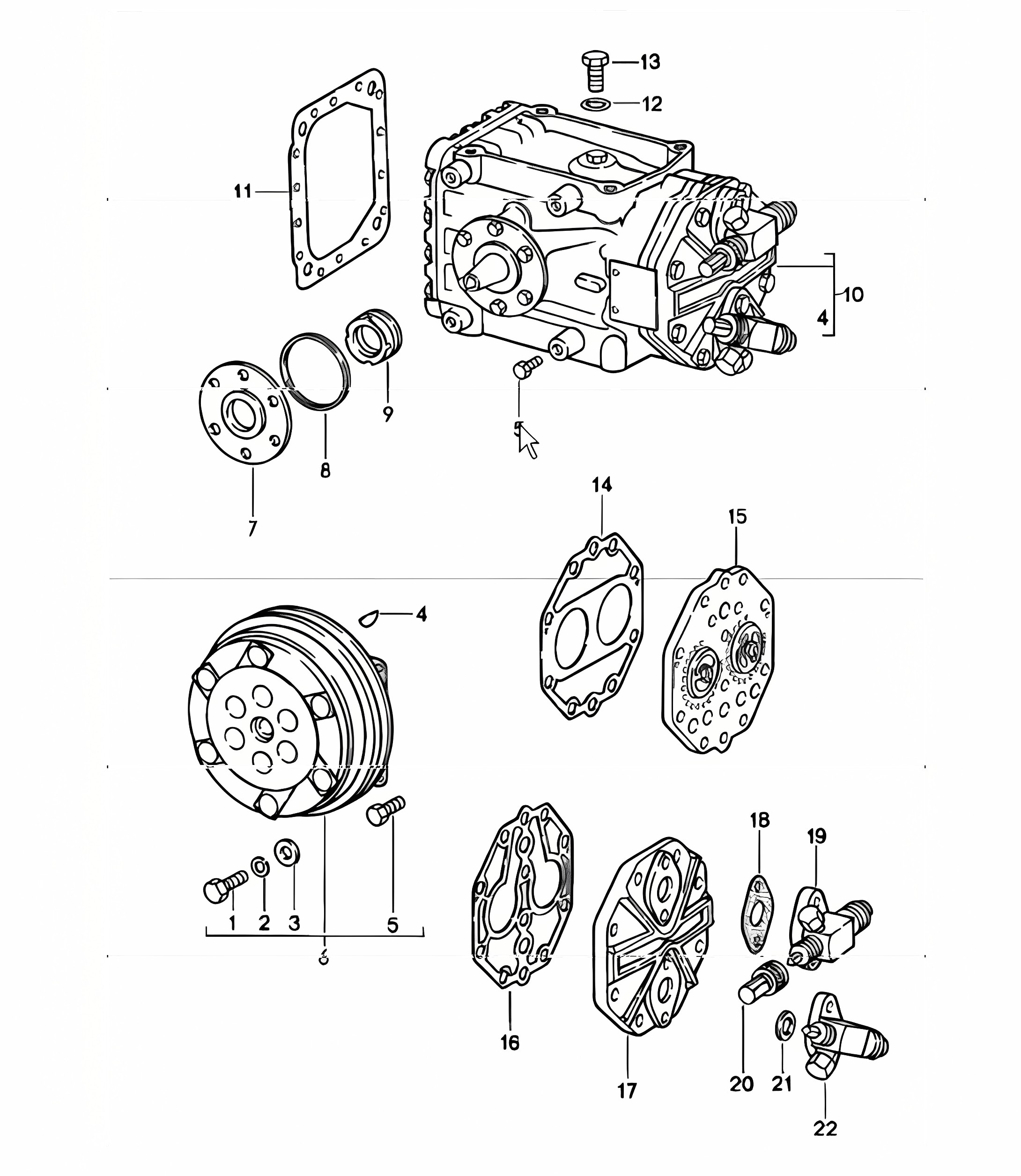 compressor 911 SC 1978-83