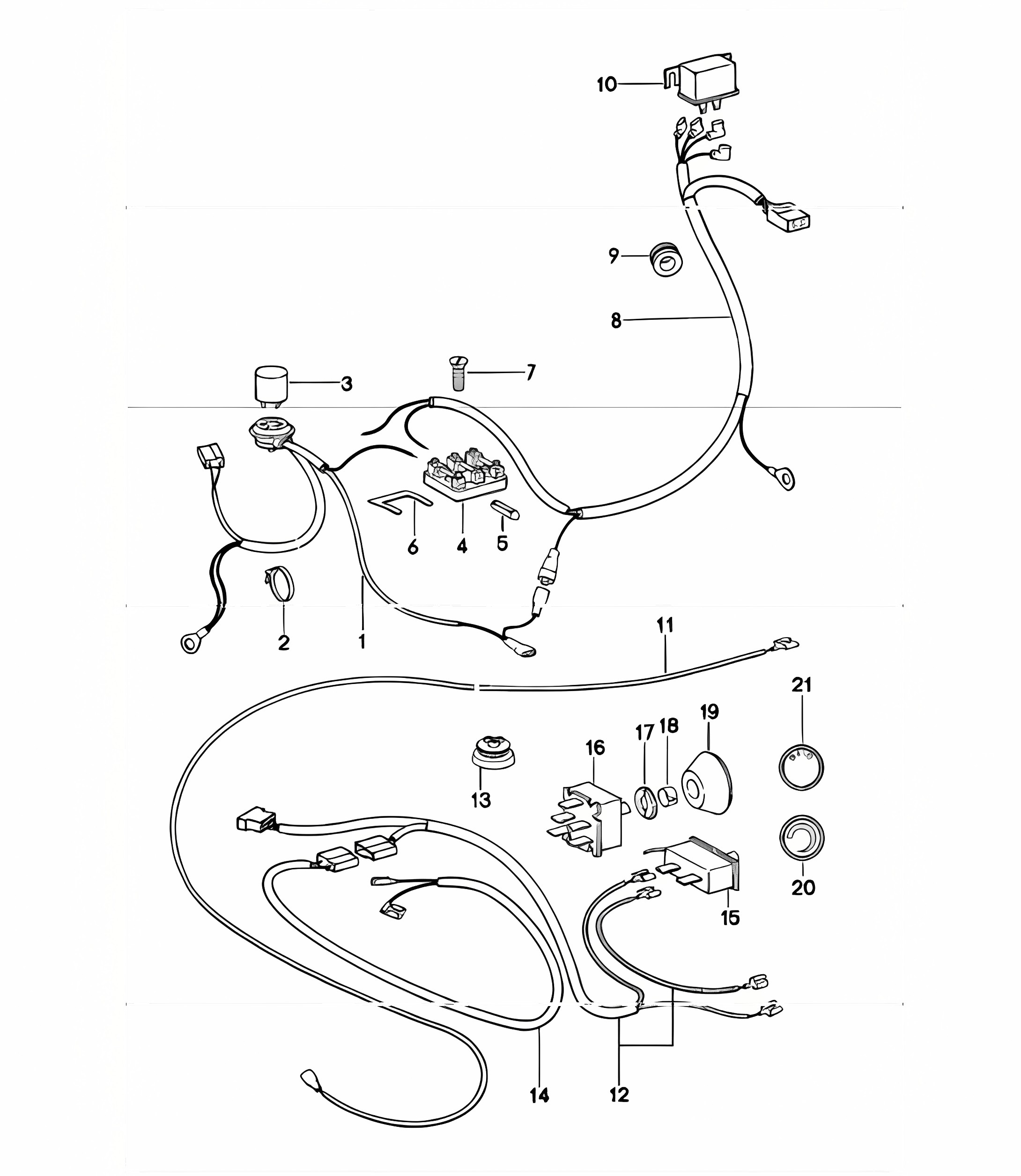electrical components for air conditioner 911 1978-83