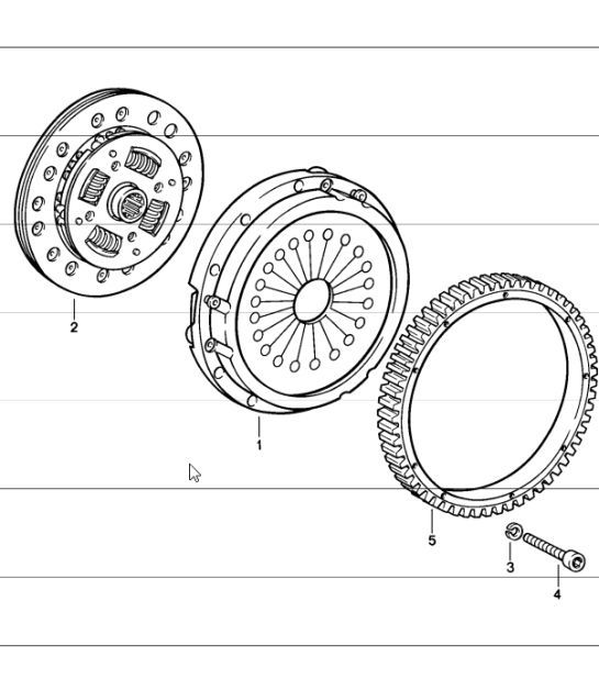 Diagram 301-00 Porsche 993 (911) (1994-1998) Transmission