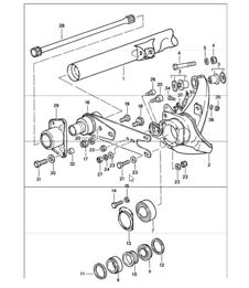 assale posteriore 911 1984-86