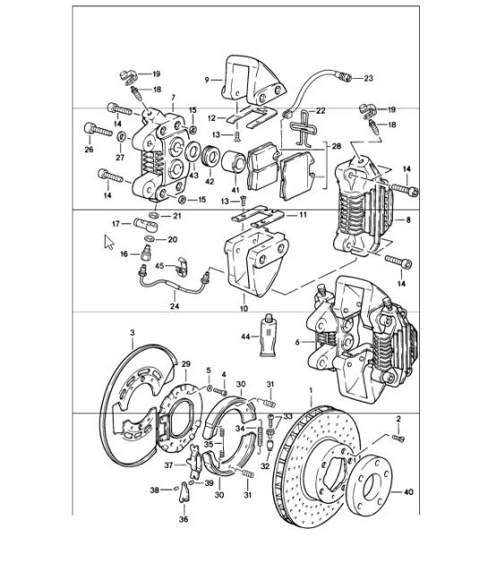 Diagram 603-05 Porsche 944 (1982-1991) 