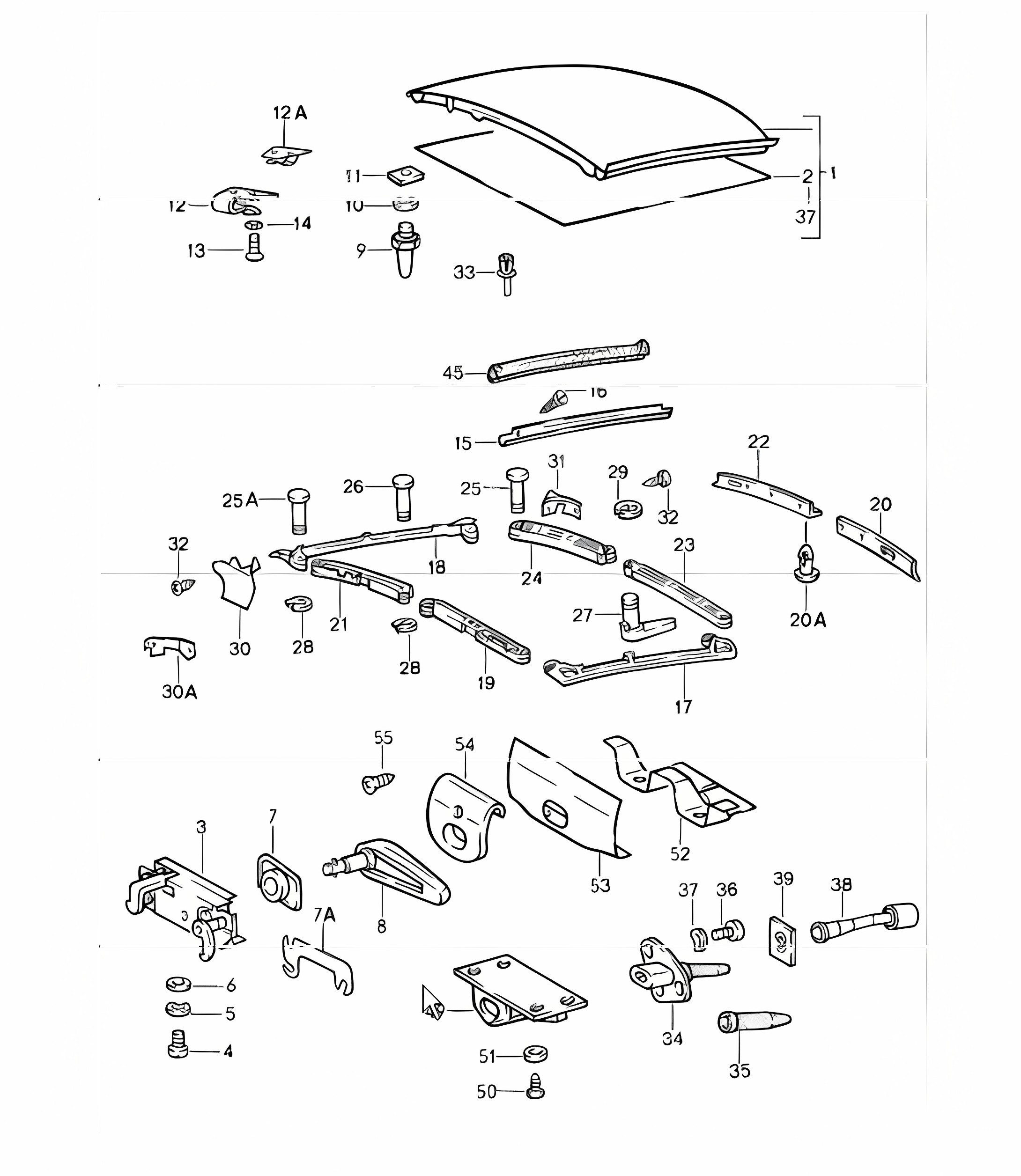 Soft top 911 TARGA 1984-86