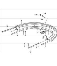 capote, morsetto, parti singole 911 1984-86