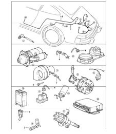 Kabelbäume: Motor 911 1984-86