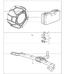 accessori: catene da neve 911 1987-89