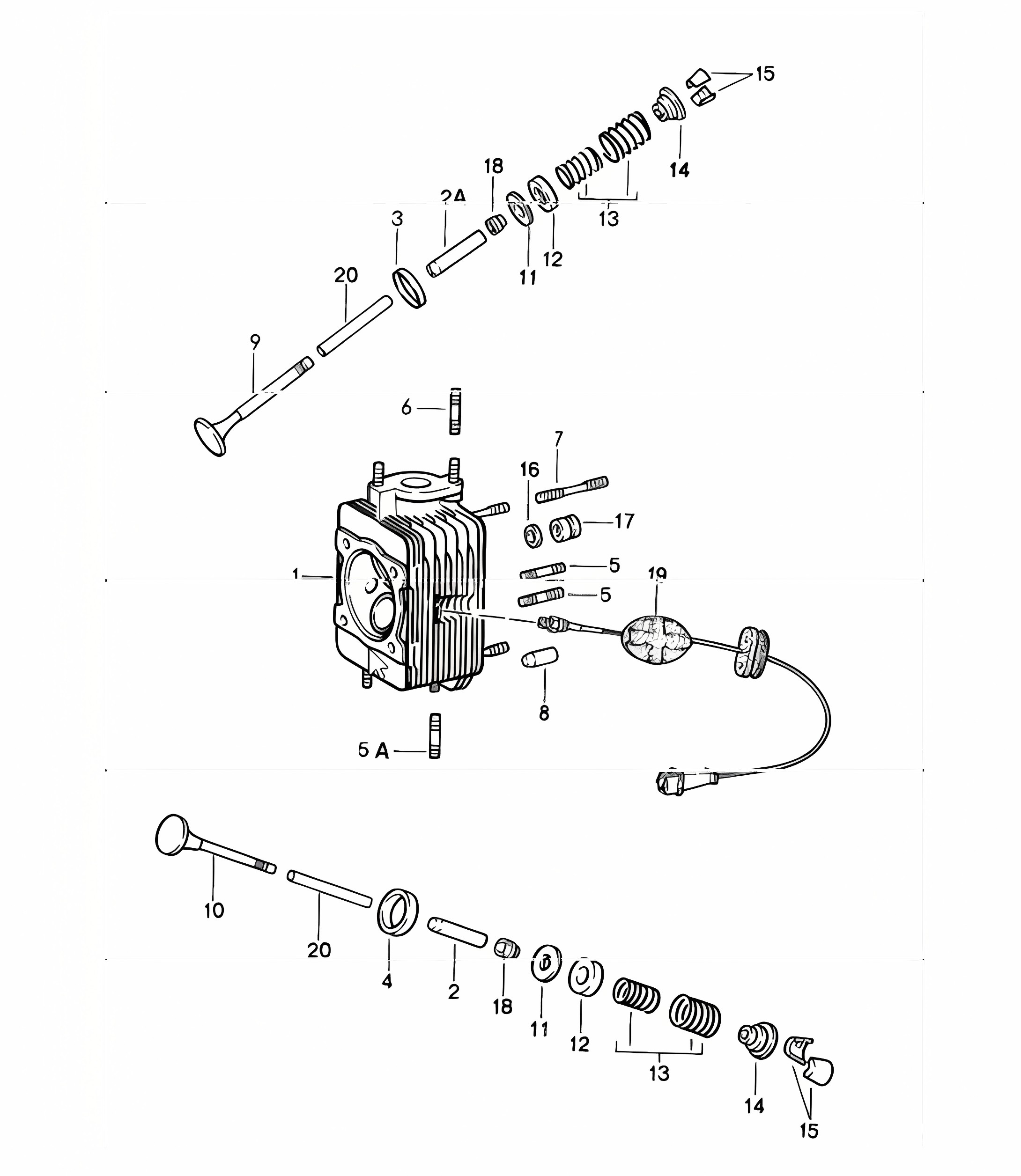 cylinder head 911 1987-89