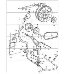 inyección aire 911 CARRERA 930.26 1987-89