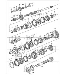gears and shafts 5-speed gear wheel sets see group 3/03/10