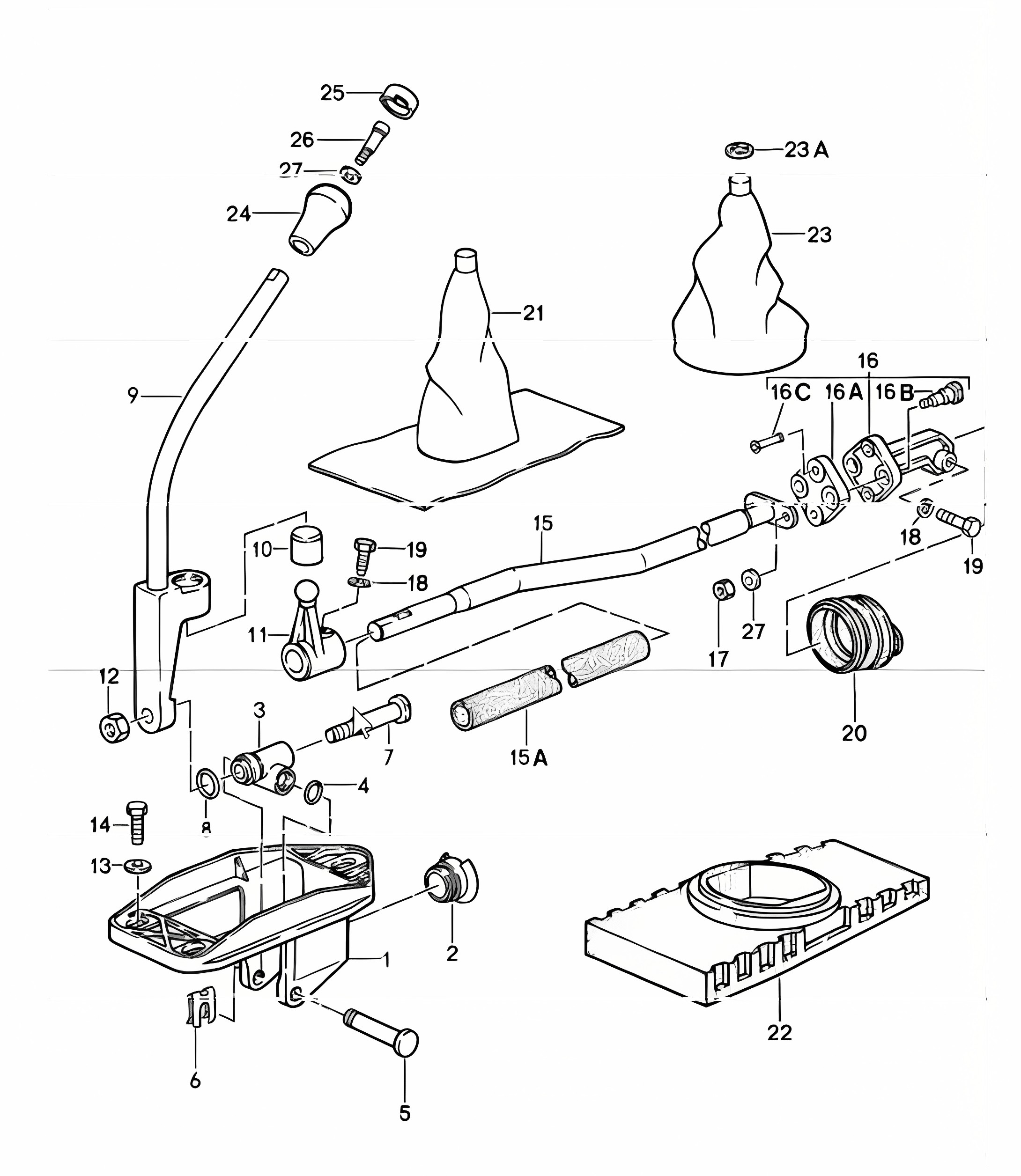 transmission control 911 CARRERA / TURBO 1987-89