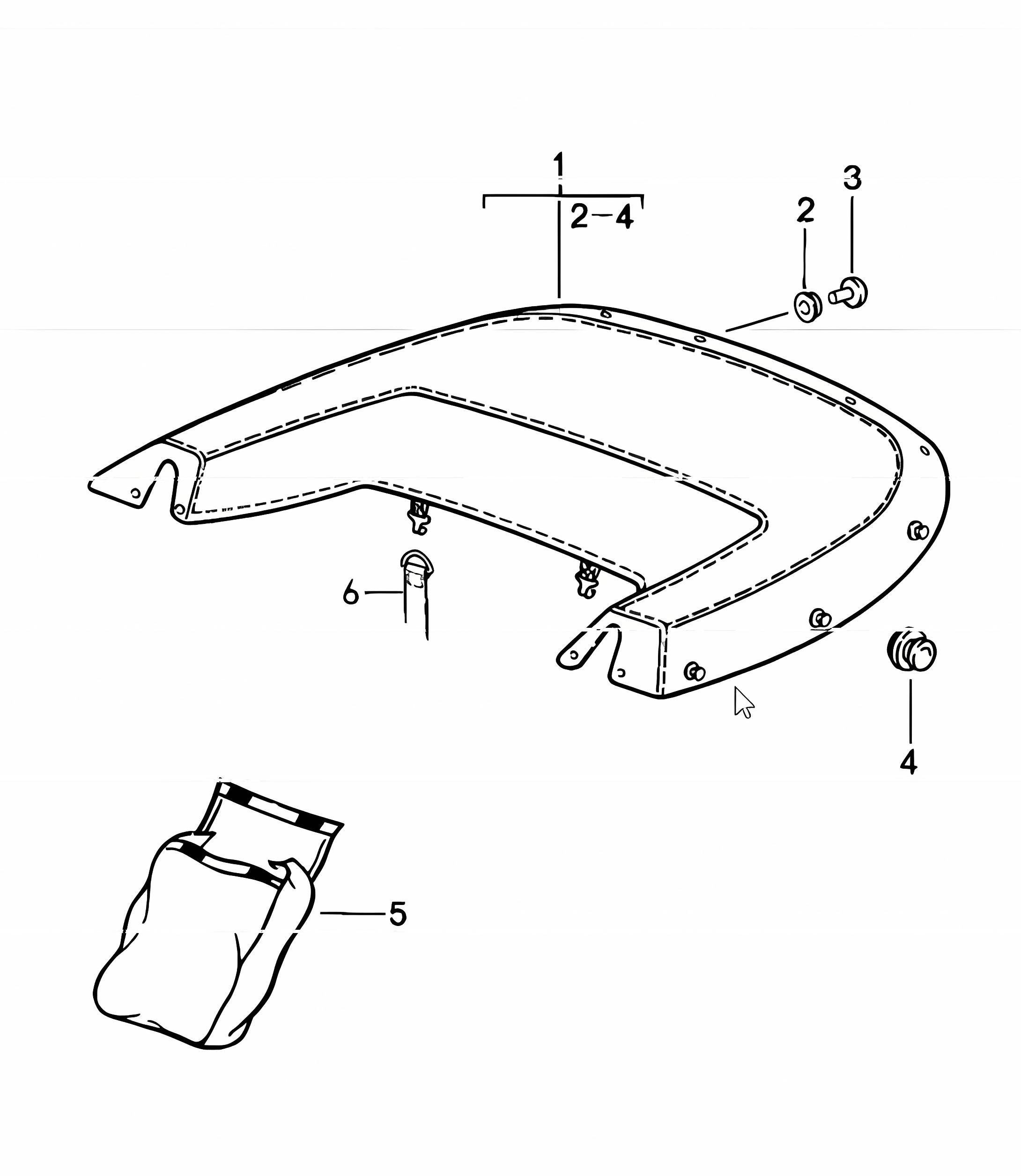 convertible top cover 911 CABRIO 1987-89