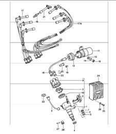 motor elektra - 1 - 911 TURBO 1987-89