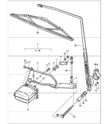 limpialuneta trasera 911 1987-89