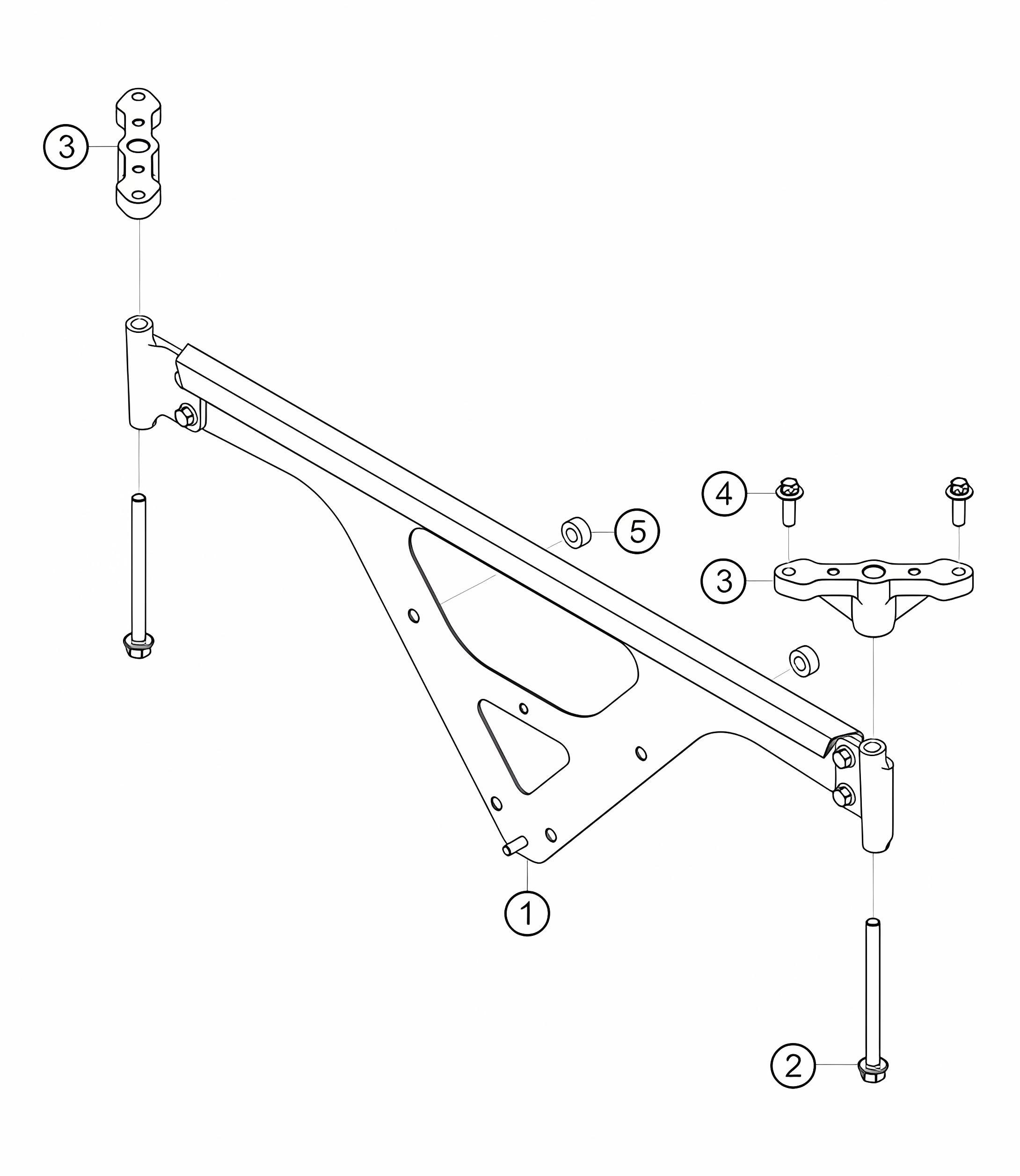 Engine bracket 911 (991) GT3 CUP 2016
