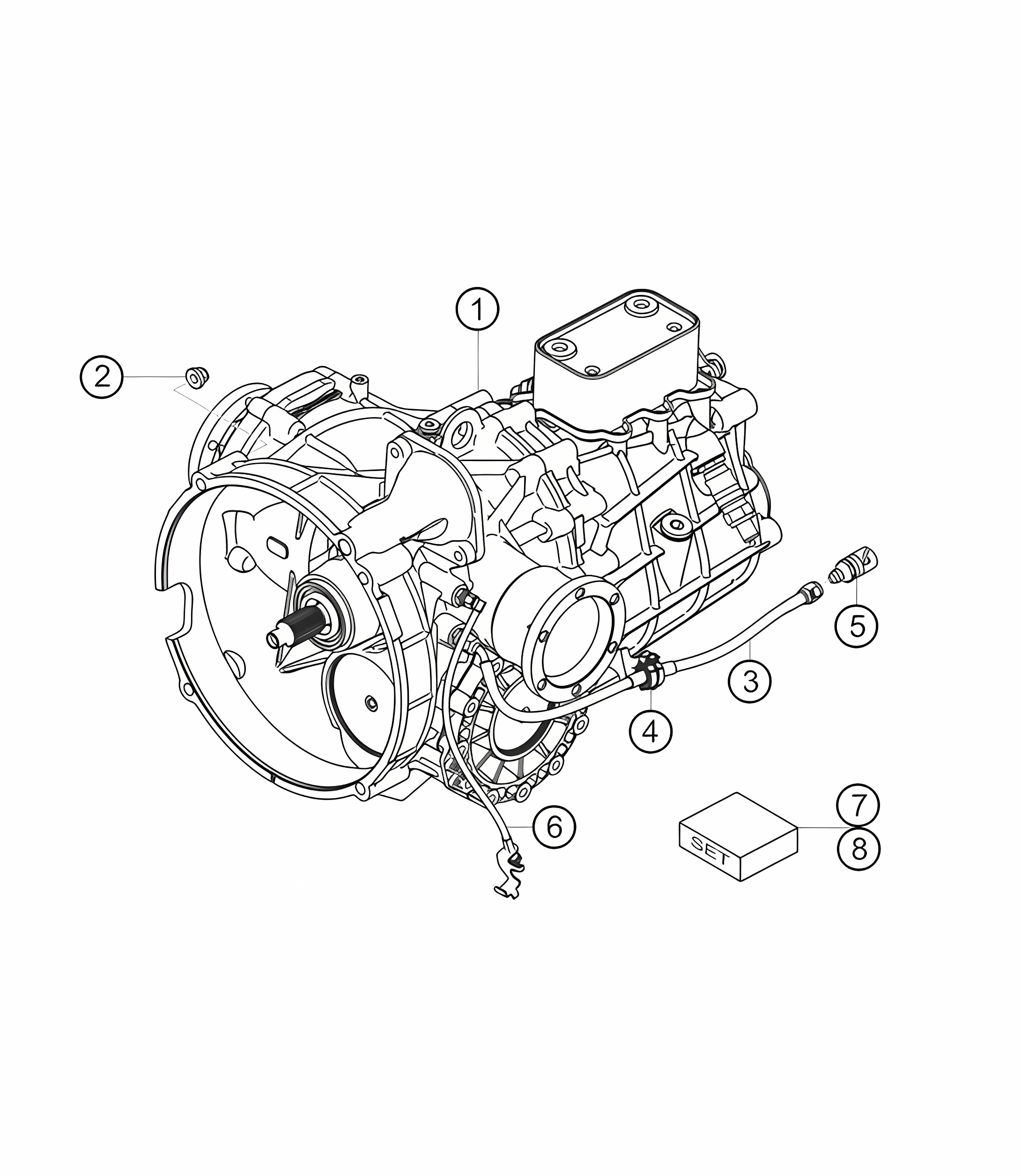 Spare gearbox 911 (991) GT3 CUP 2016