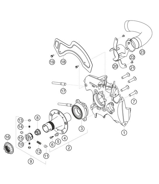 Diagram 5.5-03 Porsche Boxster 981 Spyder 3.8L 2016 Rear Axle