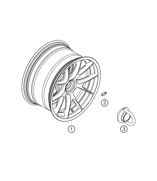 Diagram 6.6-01 Porsche Boxster 986/987/981 (1997-2016) Wheels, Brakes
