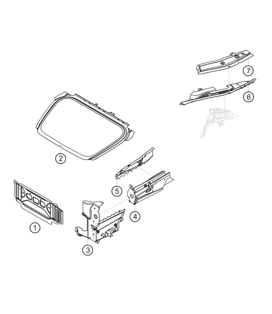 Diagram 8.8-02 Porsche 911 & 912 (1965-1989) Body