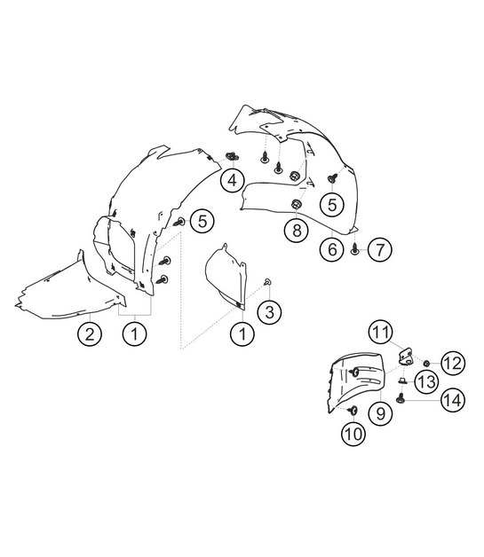 Diagram 8.8-05 Porsche 924 (1977-1988) Body