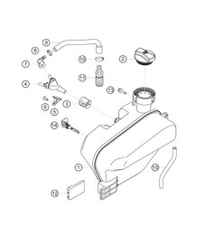 water expansion tank 911 (991) GT3 CUP 2018 - 2019