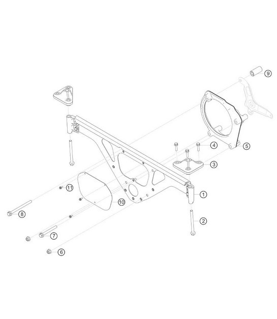 Diagram 1.1-25 Porsche Cayman 987C / 981C (2005-2016) Engine