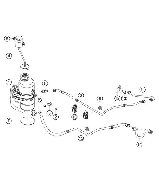 Diagram 4.4-06 Porsche 997 MK1 Carrera 2 3.6L 2005-08 Front Axle, Steering 