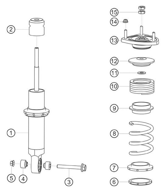 Diagram 5.5-05 Porsche Cayman 2.7L 981 2013-16 Rear Axle