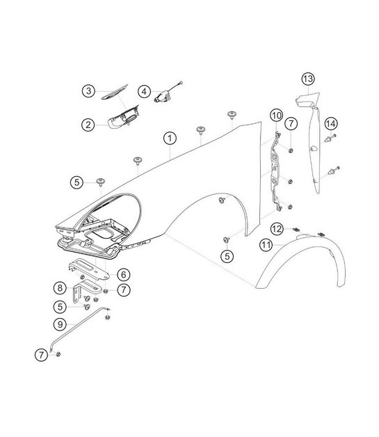 Diagram 8.8-04 Porsche Macan (95B) MK1 (2014-2018) Body