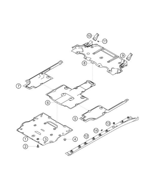 Diagram 8.8-06 Porsche 997 MKII Carrera C2 3.6L 2009-12 Body
