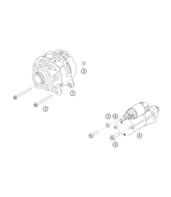 Diagram 9.9-05 Porsche 997 MKII GT2 RS 2011-13 Electrical equipment