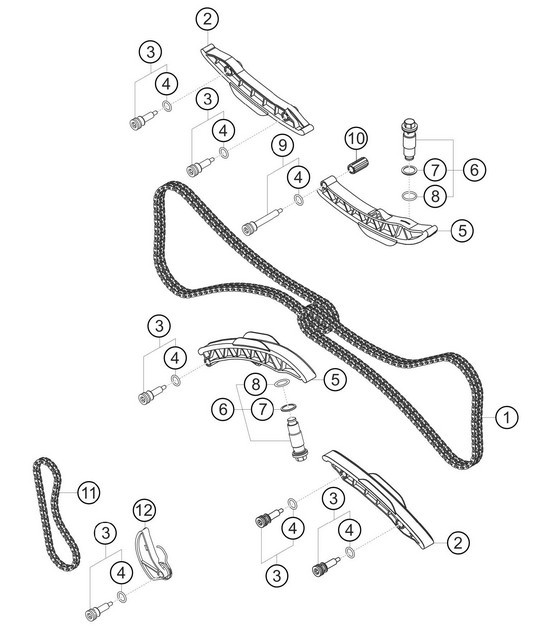 Diagram 1.1-09 Porsche Macan (95B) MK1 (2014-2018) Engine